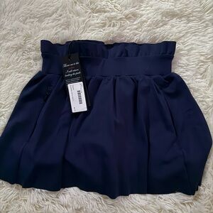 Greyson Navy Blue Kids Skort